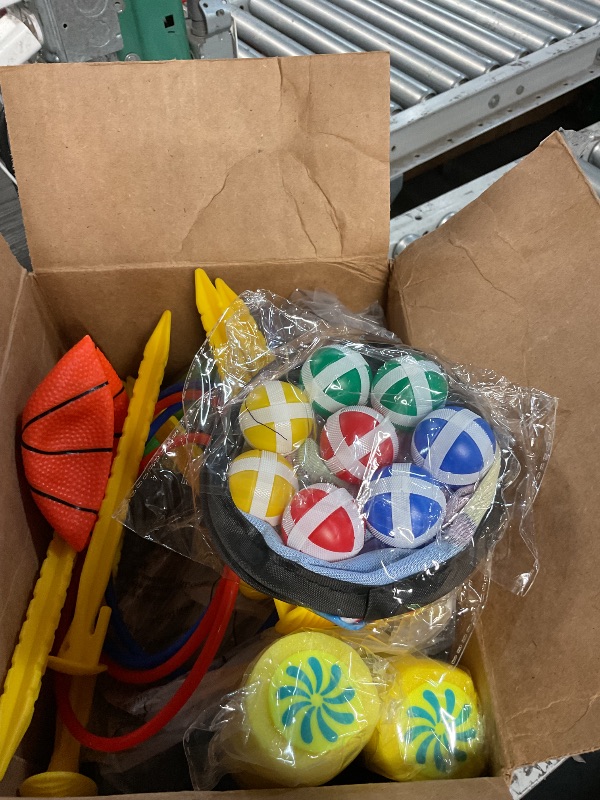 Photo 1 of ***STOCK IMAGE FOR REFERENCE***
2 in 1 Basketball Hoop and Dart Board, 14" Dart Board for Kids, Basketball Hoop for Kids Toddlers, Sports & Outdoor Play, Birthday Gift Toys for 3 4 5 6 7 8 9 10 Year Old Boys Girls Kids, Party Favors