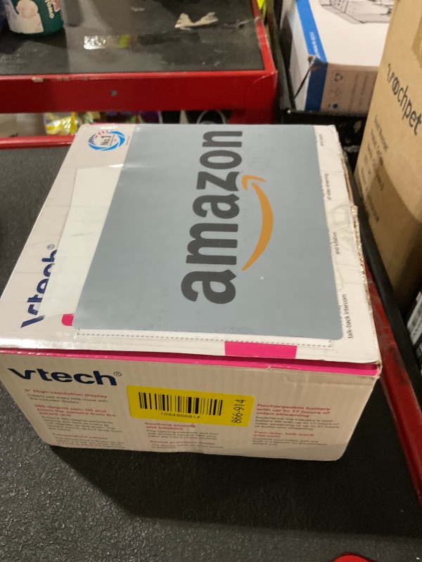 Photo 1 of ***MISSING CAMERA***
VTech Baby Monitor No WiFi, 5" Screen & Remote Pan-Tilt-Zoom for Newborns – Hack-Proof, 17Hr Battery, 1000ft Range, Auto Night Vision, Temperature Sensor, Two-Way Talk | VM924