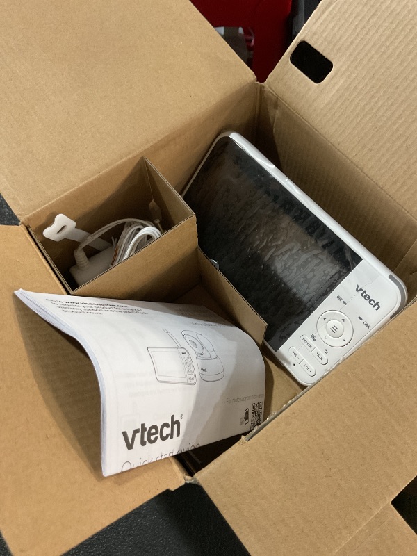 Photo 1 of ***MISSING CAMERA***
VTech Baby Monitor No WiFi, 5" Screen & Remote Pan-Tilt-Zoom for Newborns – Hack-Proof, 17Hr Battery, 1000ft Range, Auto Night Vision, Temperature Sensor, Two-Way Talk | VM924