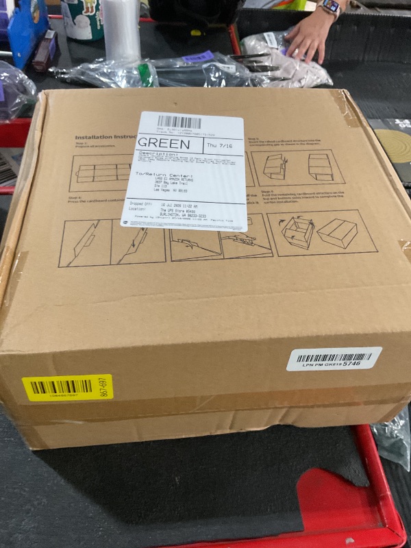 Photo 1 of ***MISSING PARTS***CRUGLA 12x12x12 Shipping Boxes 10 Pack, Brown Corrugated Cardboard Boxes with Side-Lock and Pre-Applied Double-Sided Tape, Easy Assemble Packing Mailer Boxes for Small Business Shipping