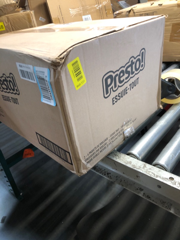 Photo 1 of ***FACTORY SEALED ***
Presto! Ultra-Strong Premium Paper Towels, 12 Huge Rolls