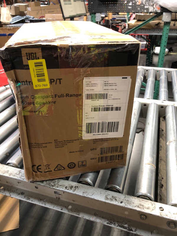 Photo 1 of ***FACTORY SEALED - OPENED FOR INSPECTION***JBL Professional C64P/T Hanging Pendant Loudspeaker - Black (Pair)