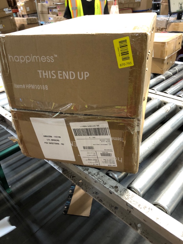 Photo 1 of ***FACTORY SEALED ***
happimess Theo 2-Piece Step Trash Can Soft-Close, Charcoal Black