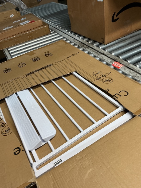 View 3 of **WHITE***Cumbor 36" Extra Tall Dog Gate