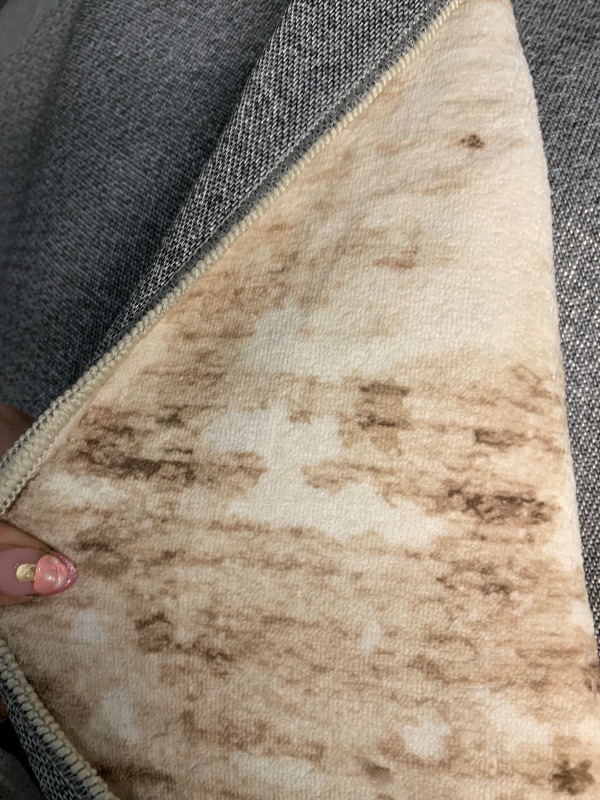 Photo 1 of ***STOCK PHOTO FOR REFERENCE ONLY *+LIDALL 8x10 Vintage Beige Washable Area Rug for Living Room, Low Pile