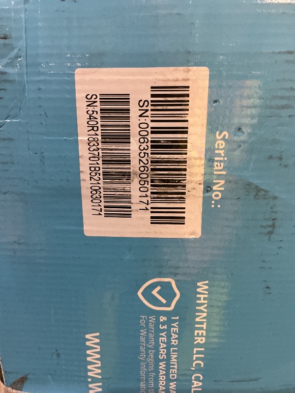 Photo 1 of ***FACTORY SEALED**Whynter Portable Air Conditioner Inverter 14000 BTU Smart Wi-Fi ARC-1230WN