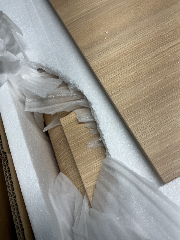 View 4 of ***NO SINK**Trygoal 40" White Oak Bathroom Vanity 