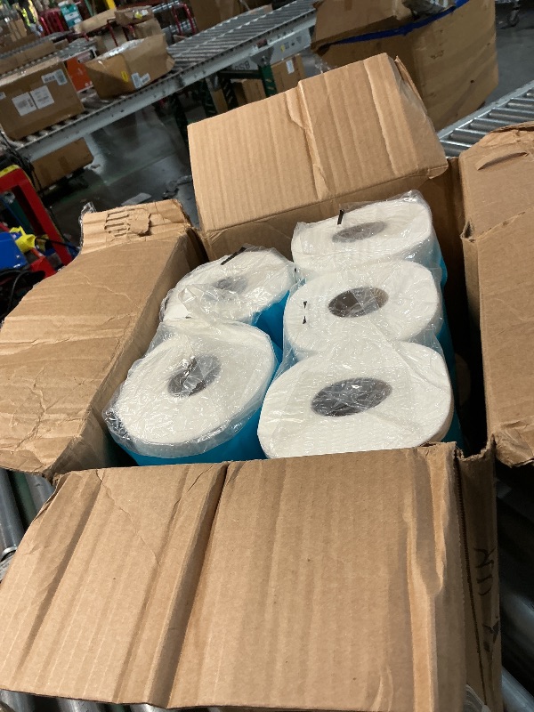 View 2 of ***24 rolls-PACK**Amazon Basics 2-Ply Soft Toilet Paper, 6 Rolls, 350 Sheets per Roll, Equivalent to 37 Regular Rolls, Septic Safe