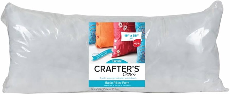 Photo 1 of
Fairfield Crafter’s Choice, Basic & Personalizable Pillow Form Inserts for Throw, Decorative, Travel, and Bench Pillows, Great for Home Decor, 16" x 38"