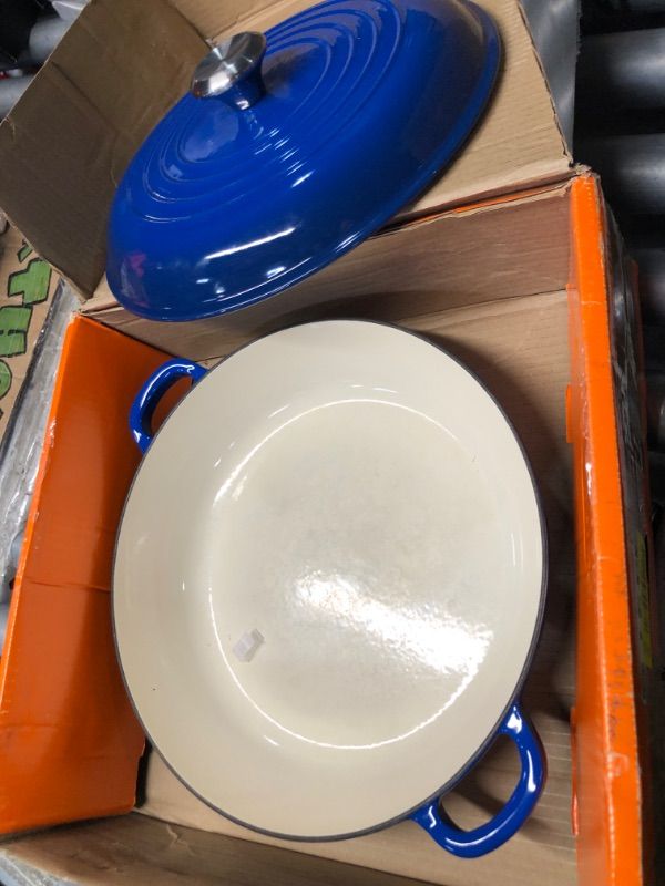 Photo 1 of ***STOCK PHOTO FOR REFERENCE ONLY***Le Creuset Enameled Cast Iron Signature Braiser, 3.5 qt., Marseille