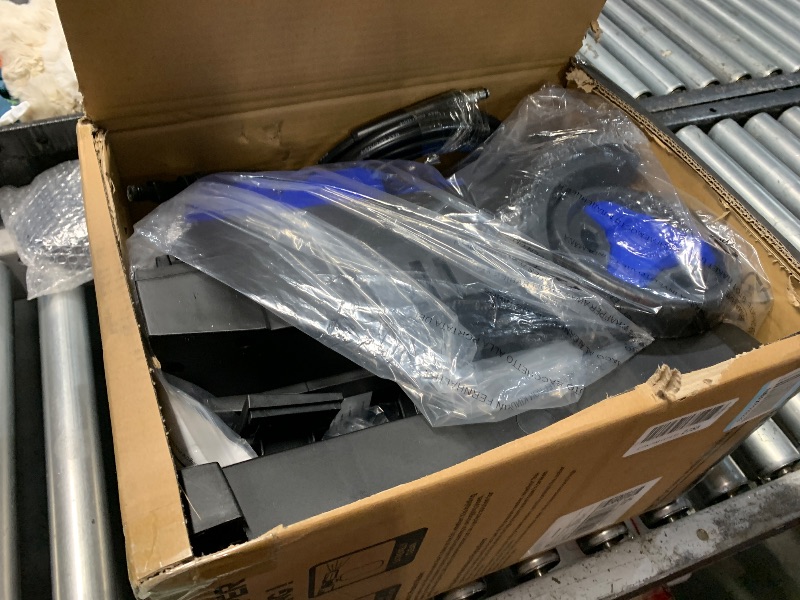 Photo 1 of ***UNABLE TO TEST***Pressure Washer, Power Washer with 4 Quick Connect Nozzles 1 Foam Cannon, High Pressure Cleaning Machine for Cars/Fences/Driveways/Patios/Farms/Home Cleaning(Light Blue)