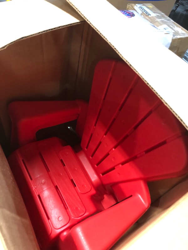 Photo 1 of ***PARTIAL SET*** Little Tikes Kids Garden Chair 2 Pack in Red, Outdoor Toddler Activity Adirondack Chairs for Picnic, Garden, Patio, Backyard & Beach, Outdoor Chair Set