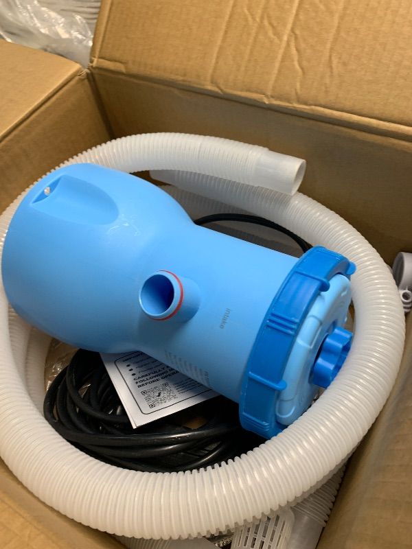 Photo 1 of ****MISSING PIECES***
**FOR PARTS ONLY**
BluClear Standard Series Above Ground Pool Filter Pump - 800 GPH Flow Rate