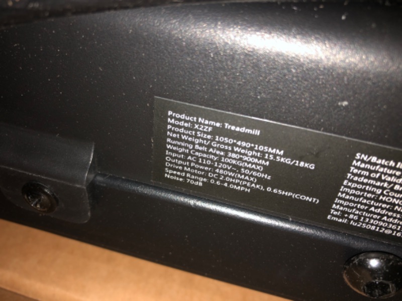 View 4 of ***DOES NOT WORK***
Rythkore Walking Pad Treadmill