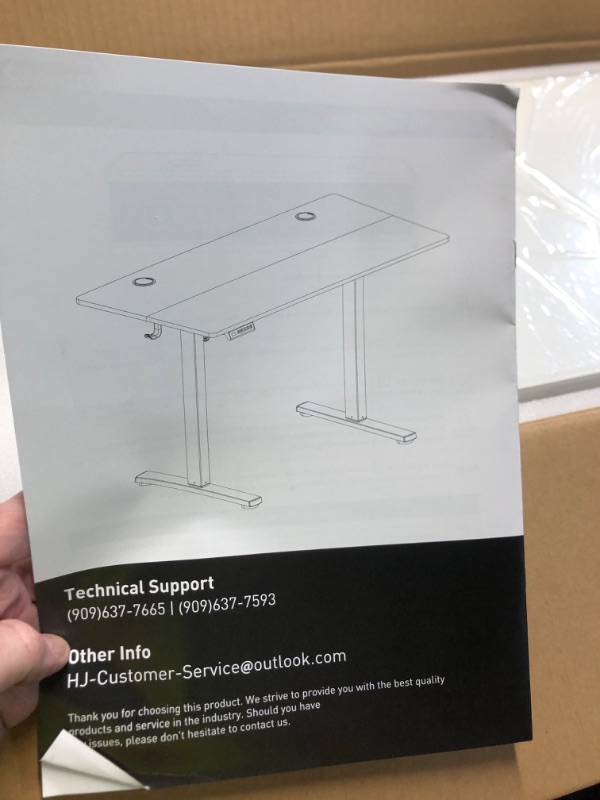 Photo 1 of ***STOCK PHOTO FOR REFERENCE ONLY*** DUMOS 39 Inch Electric Standing Desk, Memory Adjustable Home Office Desk