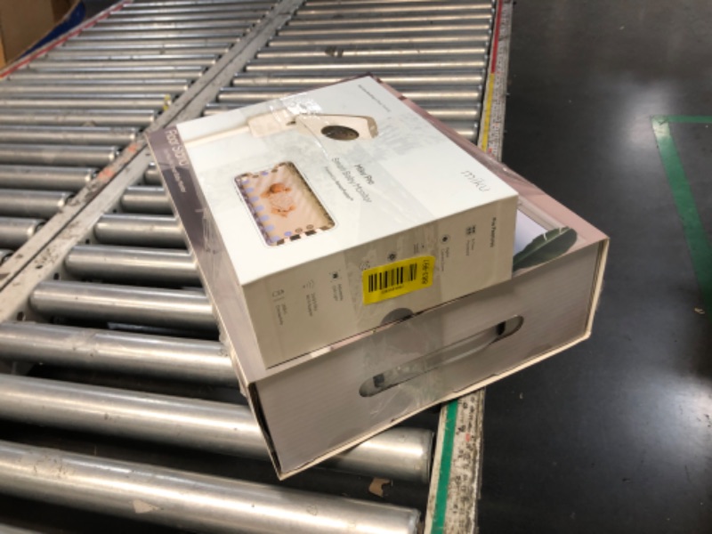 Photo 1 of ***FACTORY SEALED*** Miku Pro Smart Baby Monitor with Camera, Track Live Breathing with No Wearable, Real-Time Alerts, Sleep Analytics, 1080p Wi-Fi Video, Night Vision, and 2-Way Audio, Wall Mount & Floor Stand Included