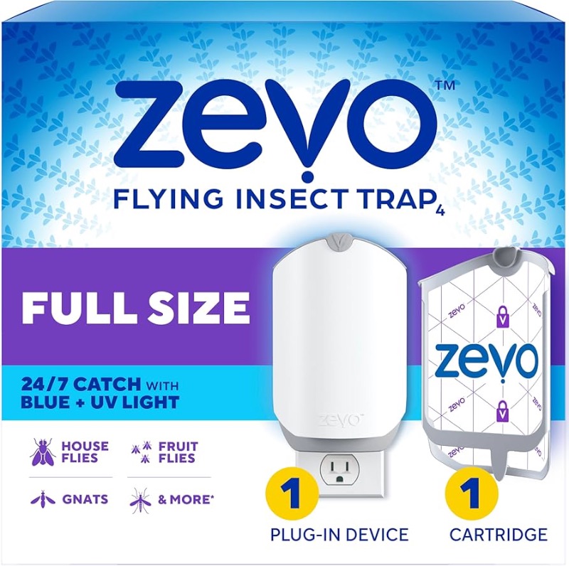 Photo 1 of **** DISPLAY PICTURE FOR REFERENCE ONLY***
Zevo Flying Insect Trap for Fruit Flies & Gnats