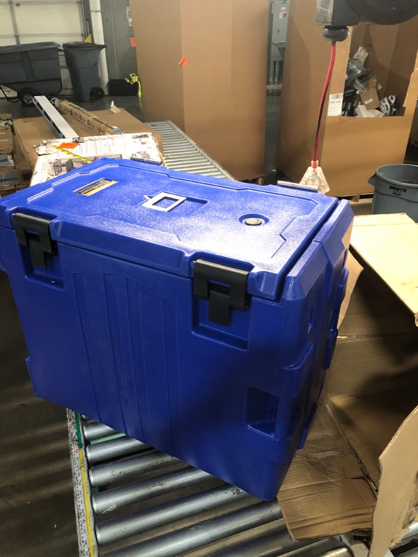 Photo 1 of ***PARTIAL SET - PRICE ADJUSTED*** 
*** MISSING WHEELS****
Products Insulated Food Pan Carrier and Warmer,Rugged PE Shell and PU Insulation