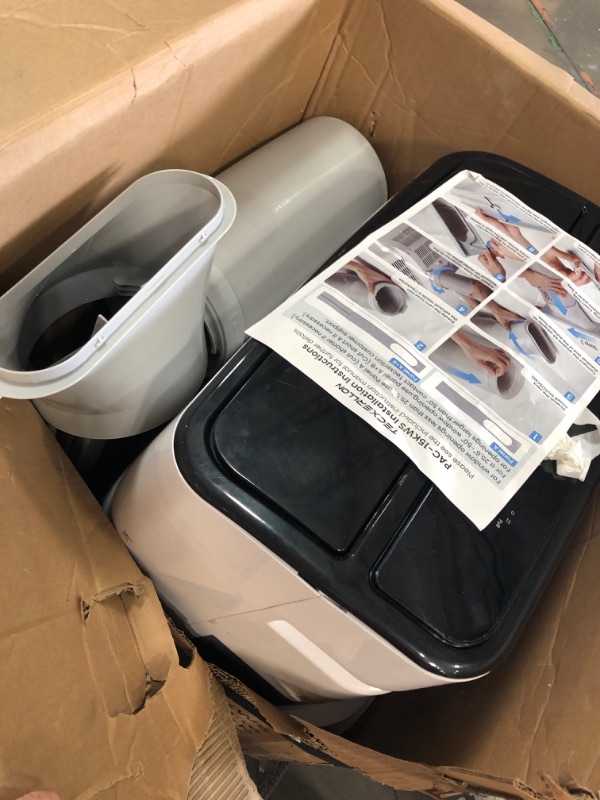 Photo 1 of ***UNABLE TO TEST***TECXERLLON 15,000 BTU Portable Air Conditioner for Large Room up to 800 Sq. Ft., Quiet 48dB 4-in-1 AC Unit with Dehumidifier, Self-Evaporating, Sleep Mode, Remote & Window Kit ***ALLOW UPRIGHT FOR 24 Hrs BEFORE USE***