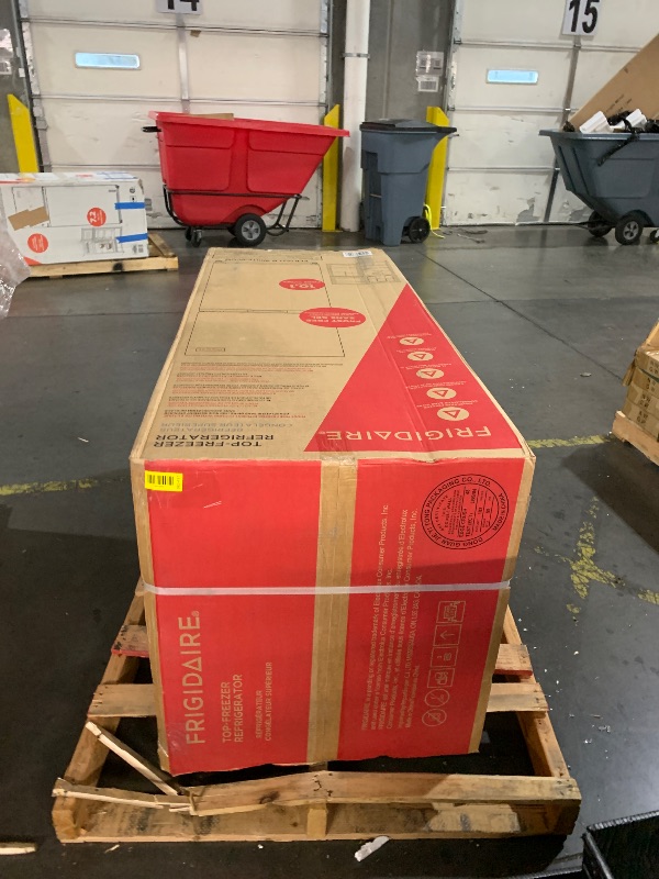 Photo 1 of ***FACTORY SEALED***
Frigidaire, Frost Free Top Mount 2 Door Apartment Size Refrigerator with Freezer, 10 CU FT