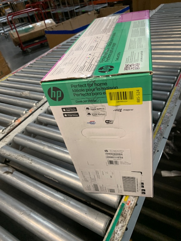 Photo 1 of ***FACTORY SEALED***
HP DeskJet 2855e Wireless All-in-One Color Inkjet Printer, Scanner, Copier, Best-for-home, 3 month Instant Ink trial included. This printer is only 2.4 ghz capable. (588S5A)