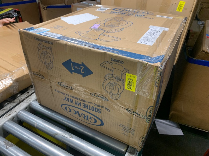 Photo 1 of **FOR PARTS ONLY, SSOME MISSING PIECES** Graco Soothe My Way Baby Swing with Removable Rocker, Madden