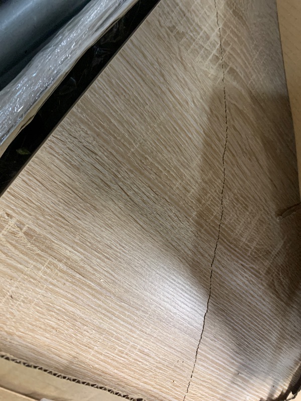 Photo 1 of ***DAMAGED - SEE NOTES/PICTURES*** Tvilum Walden 5-Drawer Desk with Shelf, Oak