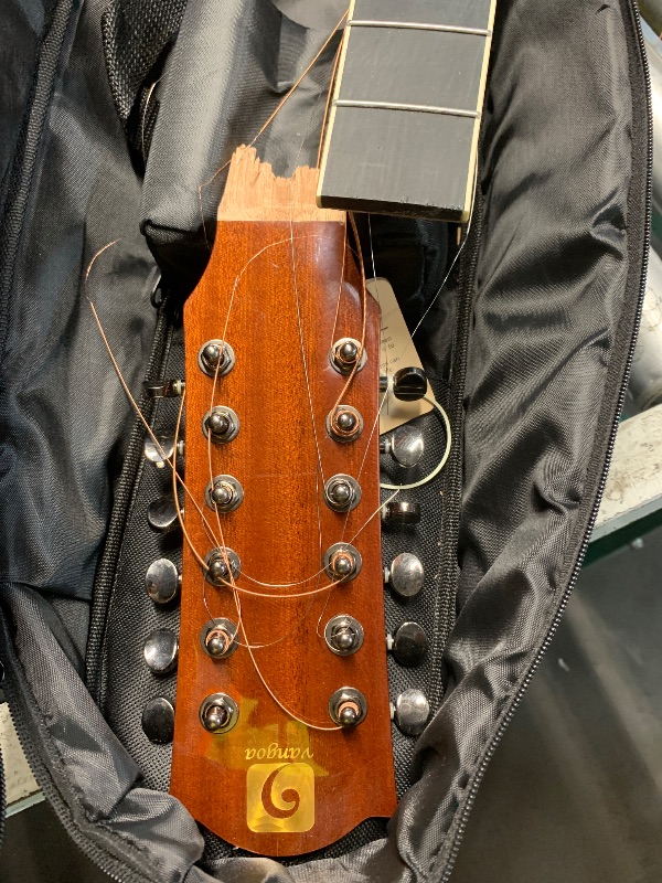 Photo 1 of ***DAMAGED - SEE NOTES/PICTURES*** Vangoa 12 String Acoustic-Electric Guitar