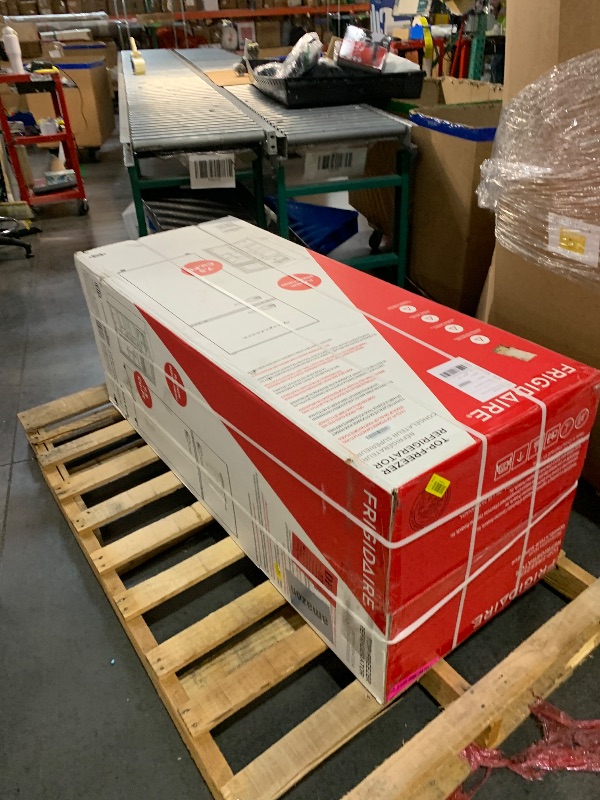 Photo 1 of ****FACTORY SEALED***
Frigidaire, 2 Door Apartment Size Refrigerator/Freezer Combo, 7.5 cu ft, Platinum Series, Stainless, 23" D x 21.5" W x 55.5" H