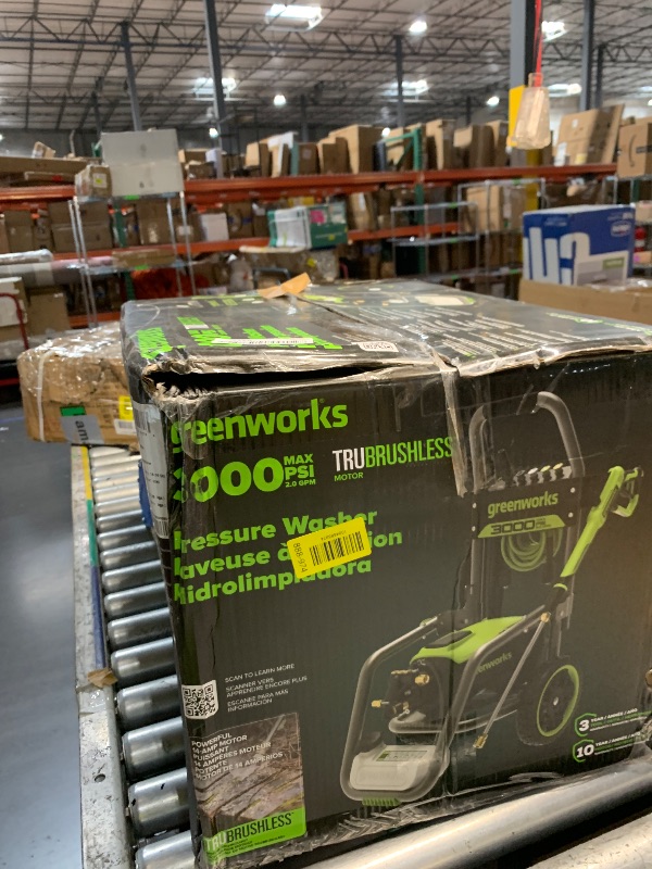 View 4 of ***MISSING PARTS******PARTS ONLY***
Greenworks 3000 PSI (2.0 GPM Max) Brushless Electric Pressure Washer