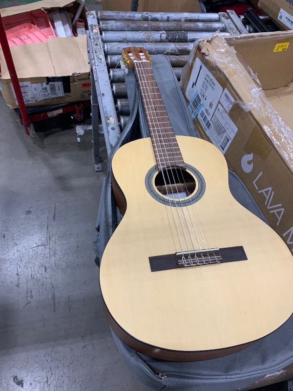 Photo 1 of ***STOCK PHOTO FOR REFERENCE ONLY***LAVA ME PLAY Smart Guitars,HILAVA 2.0 System Acoustic Electric Guitar,Right Handed 6 Steels String Acustica Guitarra For Adults & Teens & Beginner (36', LITE BAG,Deep Blue & Frost White)