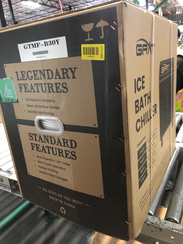 Photo 1 of ***FACTORY SEALED ***
GRAT 1.5HP Chiller for Cold Plunge Tub, Cools to 36°F