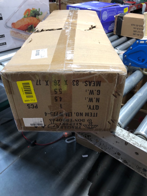 Photo 1 of ***FACTORY SEALED ***
DJFHKO Bathroom Light Fixtures 4 Light Vanity Lighting Fixtures Chrome Vanity Light Fixture Vanity Lights for Bathroom