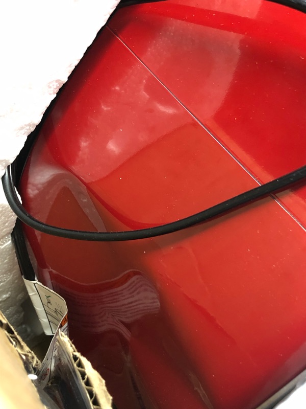 Photo 1 of ***DAMAGED - SEE NOTES/PICTURES***Crock-Pot 8-Quart Manual Slow Cooker, XL Family Size Serves 10+ People, Removable Stoneware with Warming Setting, Dishwasher Safe for Easy Cleanup, Red