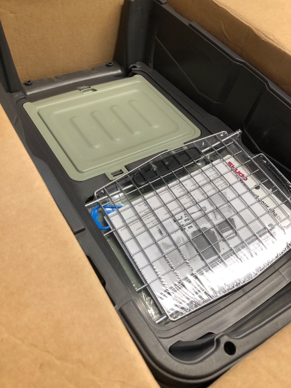 Photo 1 of ***DAMAGED - SEE NOTES/PICTURES***Midwest Homes for Pets Skudo 24” Plastic Cat Carrier with Integrated Litter pan