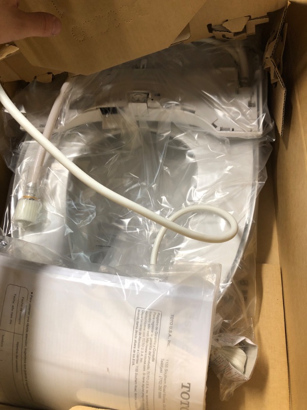 View 2 of ** PARTS ONLY PARTIAL SET BIDET ONLY TOILET, NOT INCLUDED**
TOTO® Drake® WASHLET®+ Two-Piece Elongated 1.28 GPF Universal Height TORNADO FLUSH® Toilet with S5 Bidet Seat, Cotton White - MW7763446CEFG#01