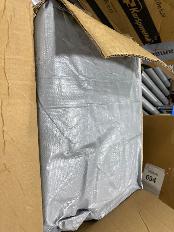 Photo 1 of VEVOR Carport Replacement Canopy Cover 13 x 20 ft, Gray
