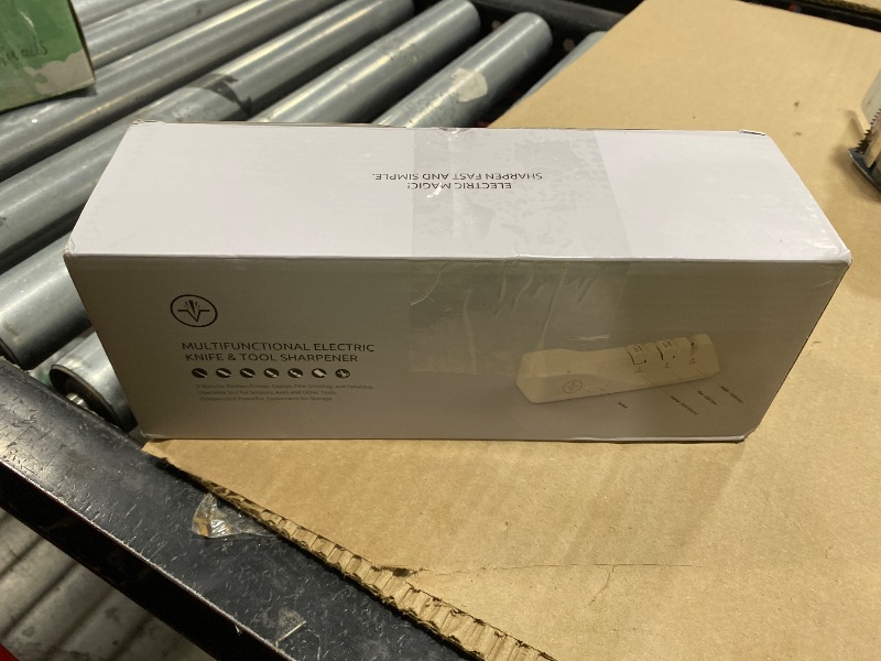 Photo 1 of Professional Electric Knife Sharpeners with 100% Diamond Abrasives and Precision Angle Guides, Multifunctional 3-Stage Slots, Applicable to Straight Knife and Ceramic Knife