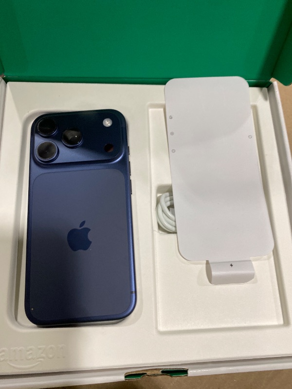 Photo 1 of Apple iPhone 17 Pro, 512GB, Deep Blue (Renewed Premium)