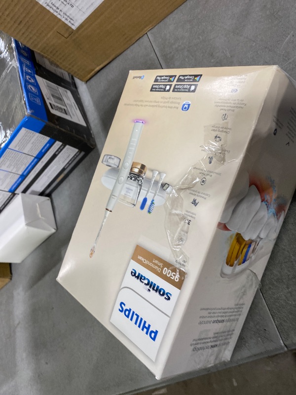 Photo 1 of Philips Sonicare DiamondClean 9500 Electric Toothbrush 3 Brush Heads, Rose