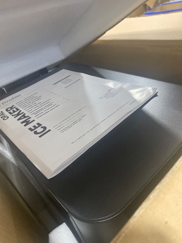 Photo 1 of GE Profile Opal Ultra, Countertop Nugget Ice Maker, 1 Gal XL Side Tank, *Amazon Exclusive*, 38 lbs/Day, Pebble Pellet Crushed Ice Machine, WiFi Black Stainless Steel