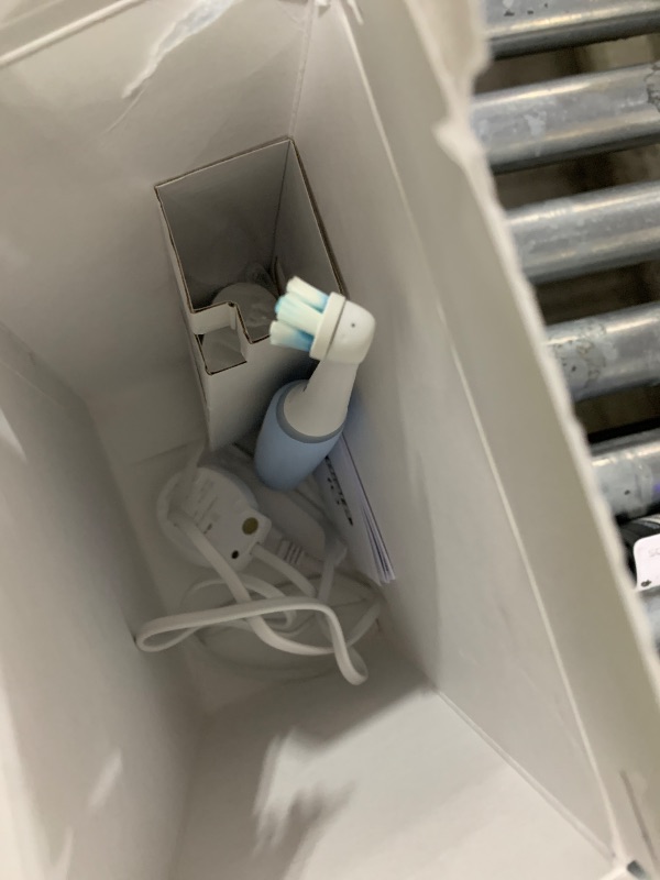 Photo 1 of Oral-B iO3 Limited Deep Clean Electric Toothbrush, Icy Blue
