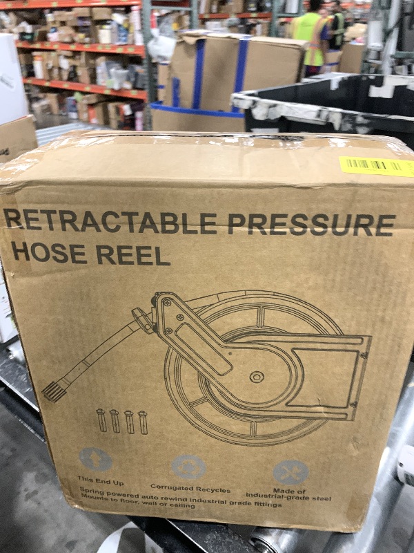 Photo 1 of Tool Daily Retractable Pressure Washer Hose Reel - 60 FT