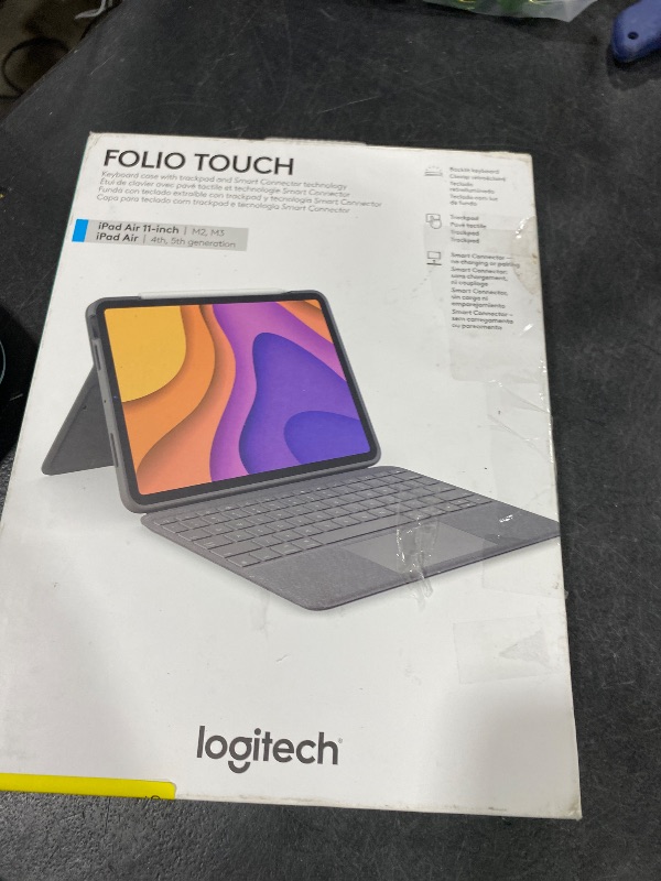 Photo 1 of Logitech Folio Touch Keyboard Case for iPad Air