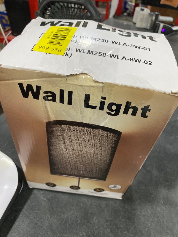 Photo 1 of AVV Set of 2 Wall Sconces, Plug-in Lamp with Selectable Color Temp
