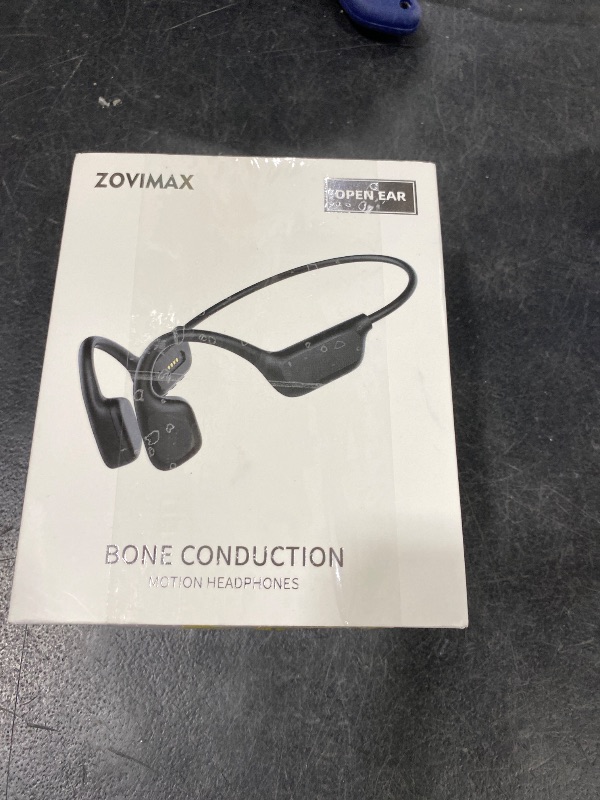Photo 1 of ZOVIMAX X7 MAX Bone Conduction Headphones - Black, Open-Ear