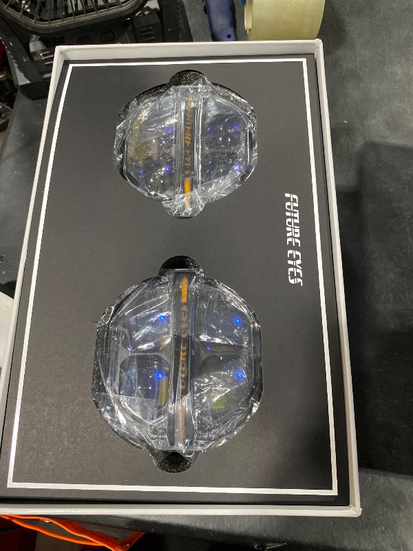 Photo 1 of Future Eyes X100 LED Motorcycle Fog Lights Auxiliary Lights Driving Lights