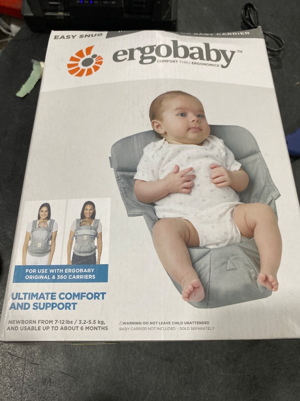 Photo 1 of Ergobaby Easy Snug Infant Insert, Grey