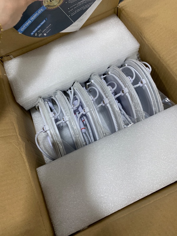 Photo 1 of Ensenior 12 Pack 6 Inch LED Recessed Light