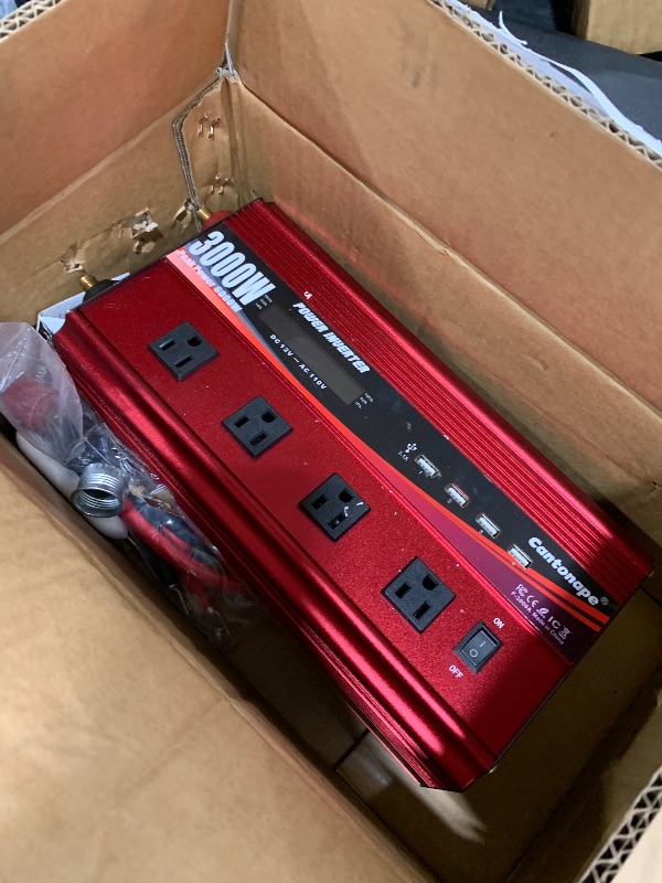 Photo 1 of Cantonape 3000W Power Inverter - 12V DC to 110V/120V AC